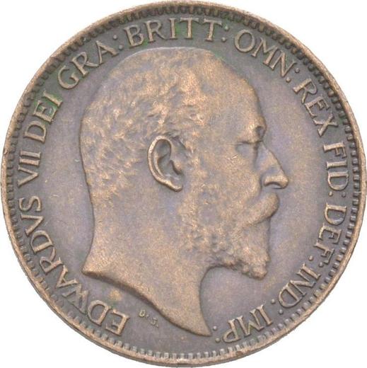 Obverse Farthing 1908 -  Coin Value - United Kingdom, Edward VII
