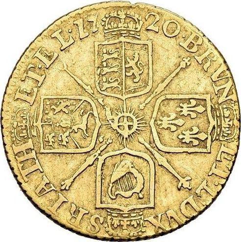 Reverse Half Guinea 1720 "First laureated bust" - Gold Coin Value - United Kingdom, George I