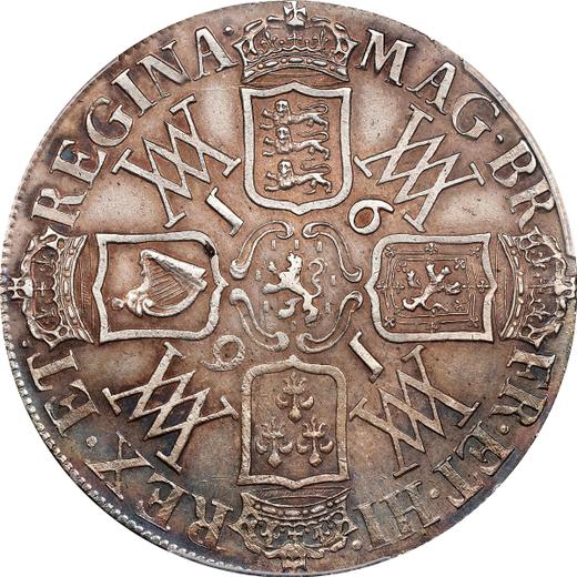Reverse Crown 1691 - Silver Coin Value - United Kingdom, William III and Mary II