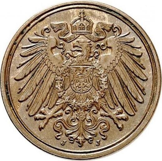 Reverse 1 Pfennig 1902 J "Type 1890-1916" -  Coin Value - Germany, German Empire