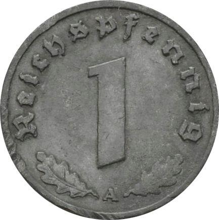 Obverse 1 Reichspfennig 1941 A "Type 1940-1945" -  Coin Value - Germany, Third Reich