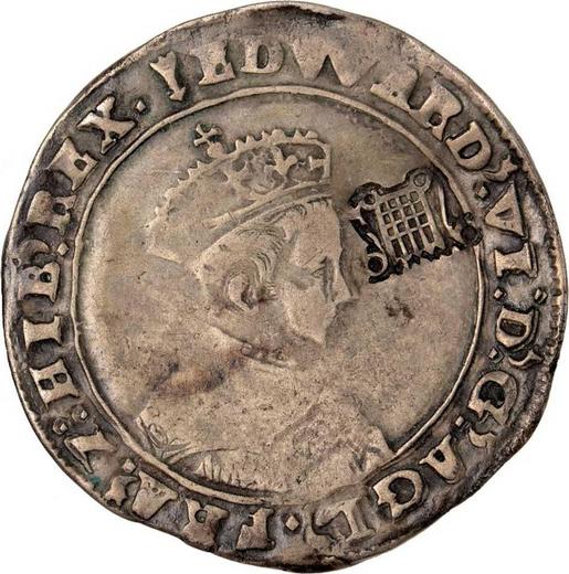 Obverse Halfpenny no date (1560) "Countermark" - Silver Coin Value - United Kingdom, Elizabeth I