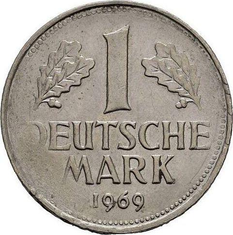 Reverse 1 Mark 1950-2001 Light weight -  Coin Value - Germany, FRG