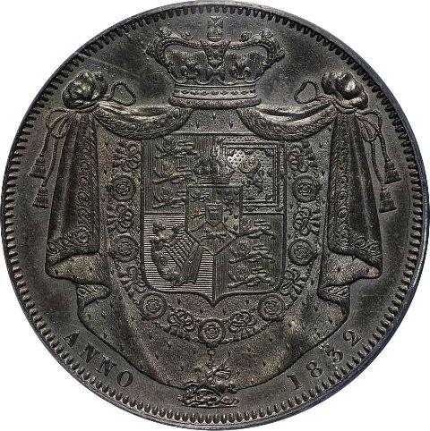 Reverse Pattern Crown 1832 WW Lead - Coin Value - United Kingdom, William IV