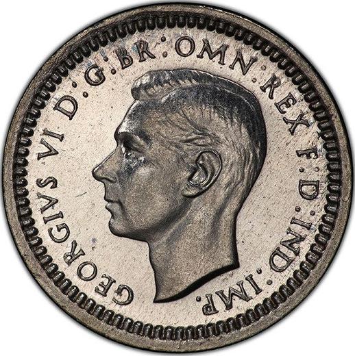 Аверс монеты - Пенни 1946 года HP "Тип 1937-1952" - цена серебряной монеты - Великобритания, Георг VI