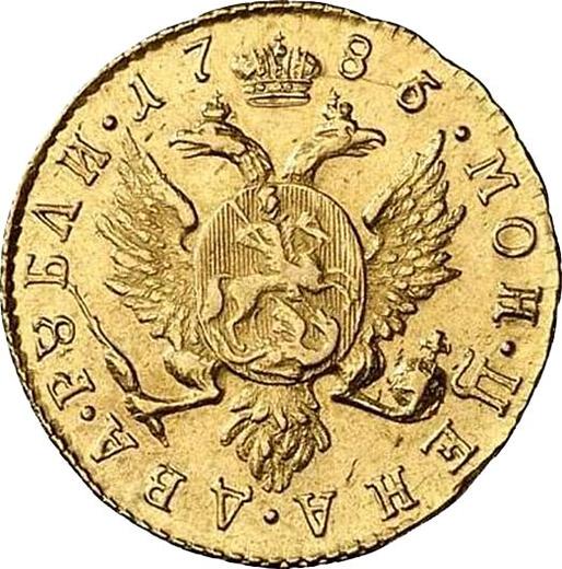 Rewers monety - 2 ruble 1785 СПБ - cena złotej monety - Rosja, Katarzyna II