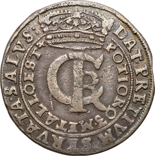 Obverse 1 Zloty (30 Groszy) 1664 AT - Silver Coin Value - Poland, John II Casimir