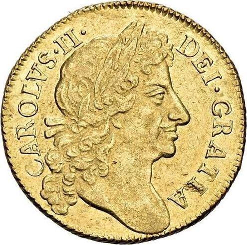Obverse Guinea 1679 "Fourth laureate bust" - Gold Coin Value - United Kingdom, Charles II