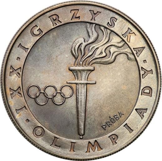 Rewers monety - Próba 200 złotych 1976 MW "XXI Letnie Igrzyska Olimpijskie - Montreal 1976" Nikiel - cena monety - Polska, PRL