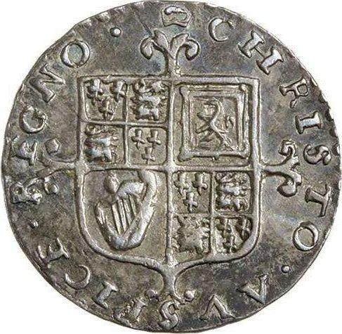 Reverse Penny no date (1660-1662) "Second coinage" Mark of value "I" - Silver Coin Value - United Kingdom, Charles II