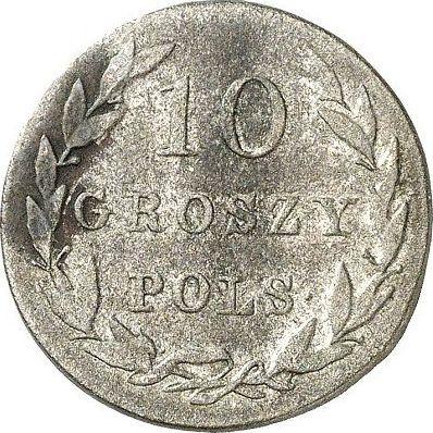 Reverse 10 Groszy 1830 FH - Silver Coin Value - Poland, Congress Poland
