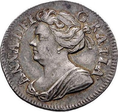 Anverso 2 peniques 1706 - valor de la moneda de plata - Gran Bretaña, Ana