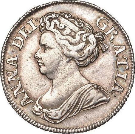 Obverse Shilling 1711 "Fourth draped bust" - Silver Coin Value - United Kingdom, Anne