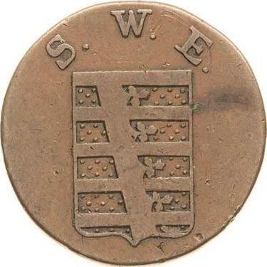 Awers monety - 3 fenigi 1830 - cena  monety - Saksonia-Weimar-Eisenach, Karol Fryderyk