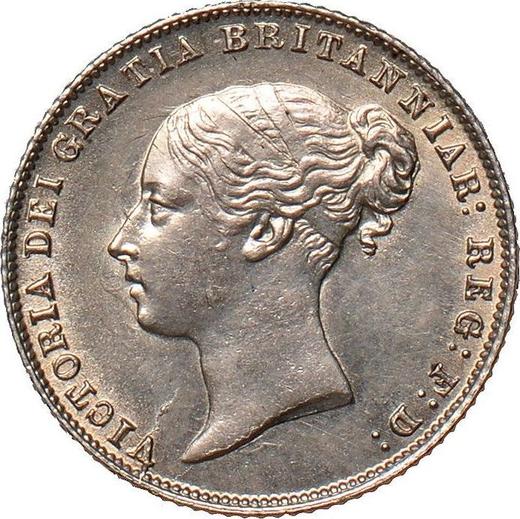 Obverse Sixpence 1860 - Silver Coin Value - United Kingdom, Victoria
