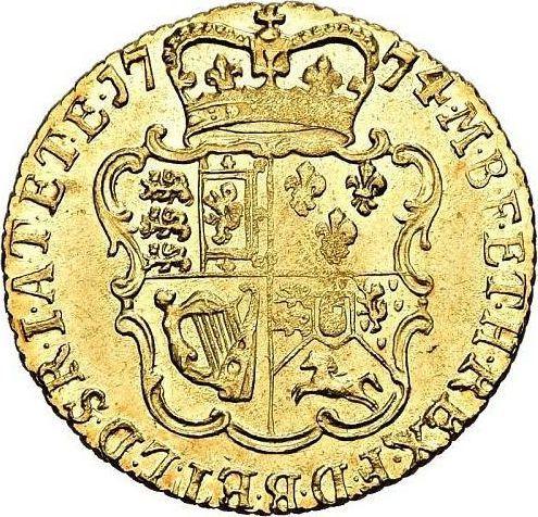 Reverse Half Guinea 1774 "Second laureate bust" - Gold Coin Value - United Kingdom, George III