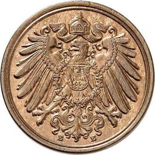 Reverse 1 Pfennig 1904 E "Type 1890-1916" -  Coin Value - Germany, German Empire