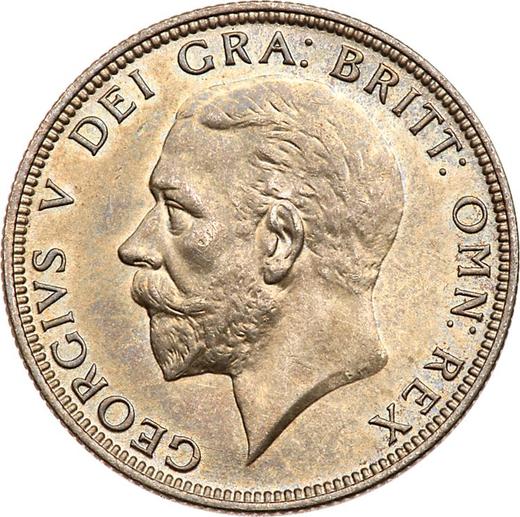 Аверс монеты - Флорин (2 шиллинга) 1933 года - цена серебряной монеты - Великобритания, Георг V