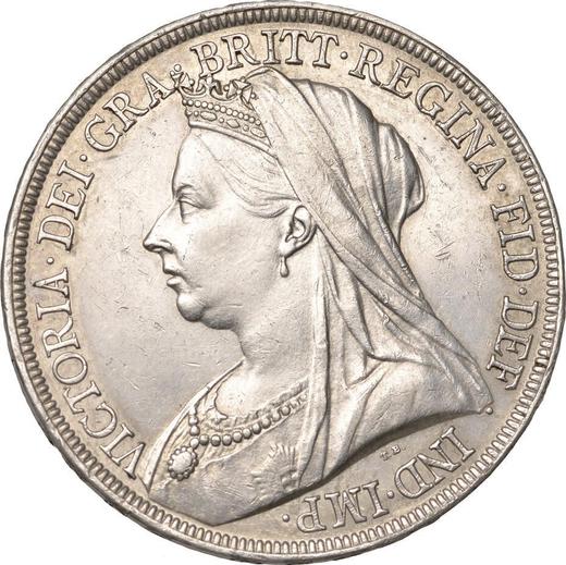 Obverse Crown 1894 TB Edge "LVII" - Silver Coin Value - United Kingdom, Victoria