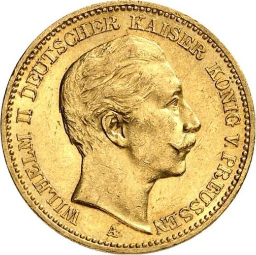 Obverse 20 Mark 1893 A "Prussia" - Gold Coin Value - Germany, German Empire