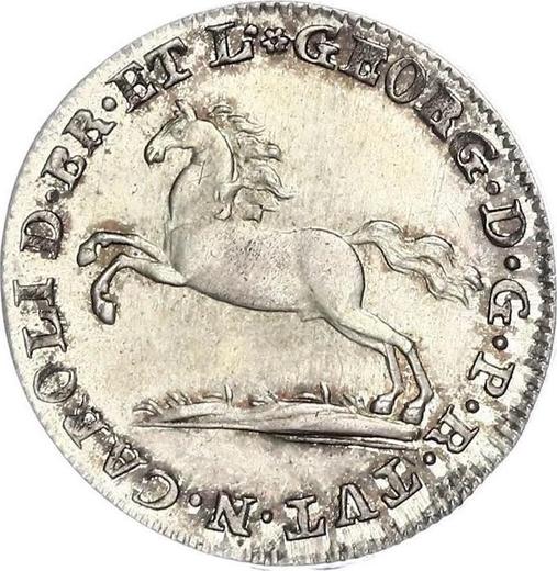 Obverse 1/12 Thaler 1819 FR - Silver Coin Value - Brunswick-Wolfenbüttel, Charles II