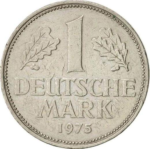 Obverse 1 Mark 1975 G -  Coin Value - Germany, FRG