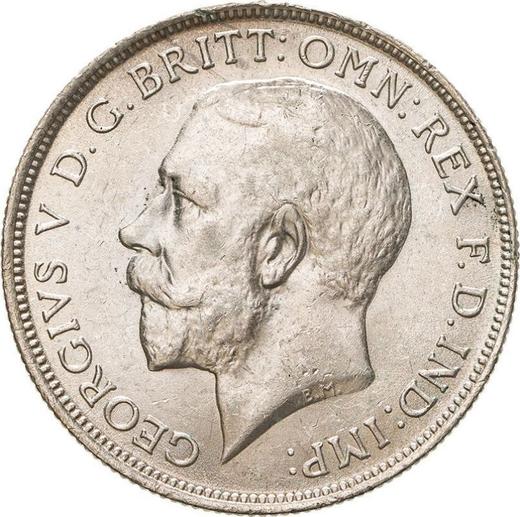 Avers 2 Schilling (Florin) 1918 - Silbermünze Wert - Großbritannien, Georg V