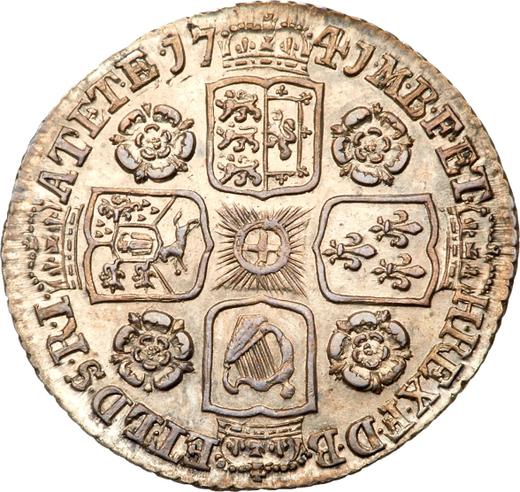 Reverse Sixpence 1741 "Young Head" - Silver Coin Value - United Kingdom, George II