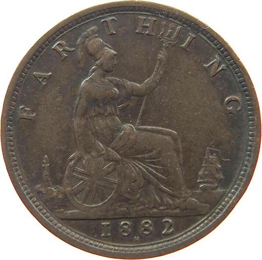 Reverse Farthing 1882 H -  Coin Value - United Kingdom, Victoria