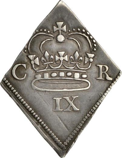 Obverse 9 Pence 1645 NEWARKE - Silver Coin Value - United Kingdom, Charles I