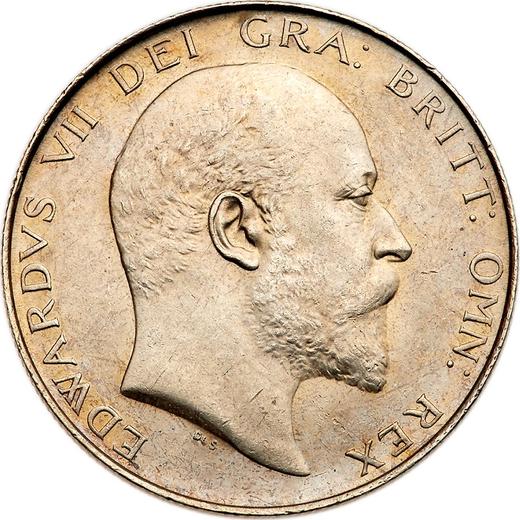 Awers monety - 1/2 korony 1907 - cena srebrnej monety - Wielka Brytania, Edward VII