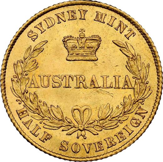 Reverse Half Sovereign 1857 "Type 1857-1866" - Gold Coin Value - Australia, Victoria