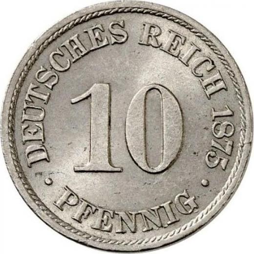 Obverse 10 Pfennig 1875 B "Type 1873-1889" - Coin Value - Germany, German Empire