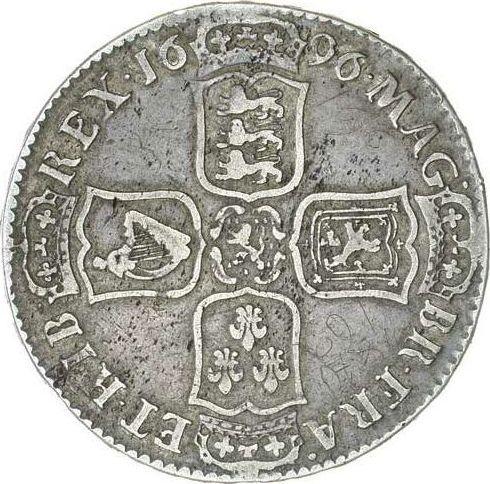 Reverse Halfcrown 1696 y "Large Shields" - Silver Coin Value - United Kingdom, William III