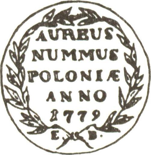 Reverse Ducat 1779 EB "Type 1779-1795" - Gold Coin Value - Poland, Stanislaus II Augustus
