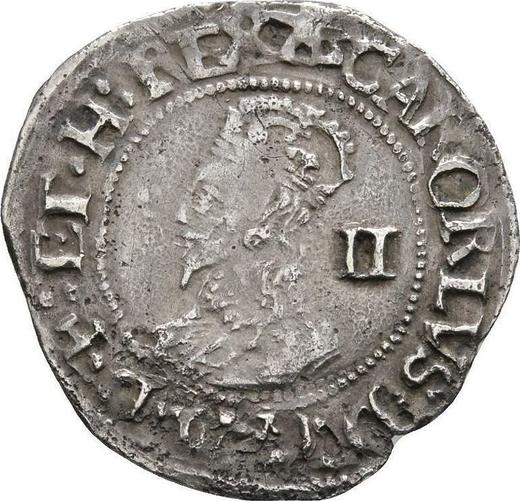 Obverse 2 Pence (Halfgroat) no date (1625-1642) "Fourth draped bust" Rim on obverse or both sides - Silver Coin Value - United Kingdom, Charles I