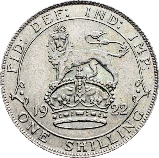 Reverse Shilling 1922 - Silver Coin Value - United Kingdom, George V