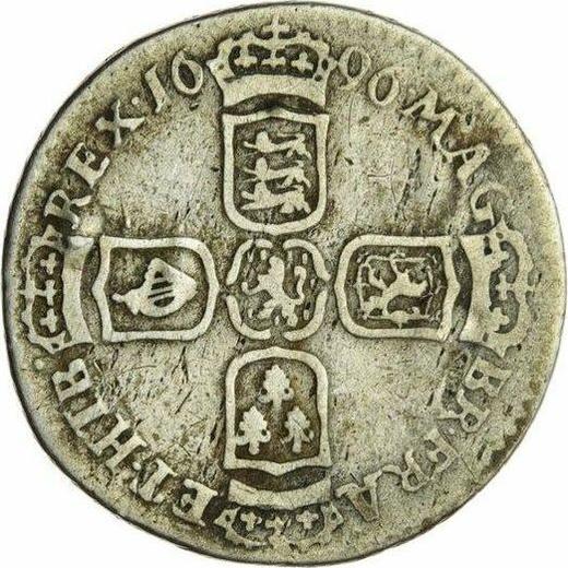 Reverse Sixpence 1696 Y "Third laureate bust" - Silver Coin Value - United Kingdom, William III