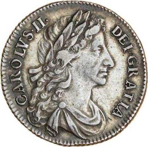 Obverse Shilling 1683 "Fourth laureate bust" - Silver Coin Value - United Kingdom, Charles II