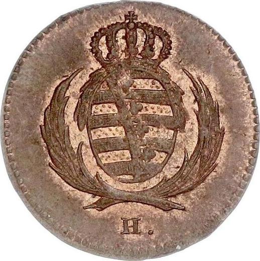 Аверс монеты - Геллер 1813 года H - цена  монеты - Саксония-Альбертина, Фридрих Август I