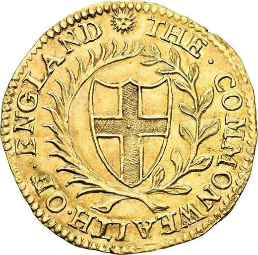 Аверс монеты - 2 кроны (Двойная крона) 1650 года - цена золотой монеты - Великобритания, Содружество