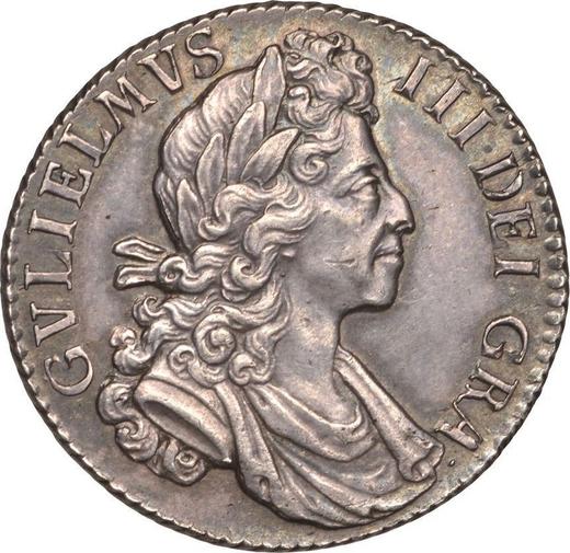 Obverse Shilling 1700 "Fifth laureate bust" - Silver Coin Value - United Kingdom, William III