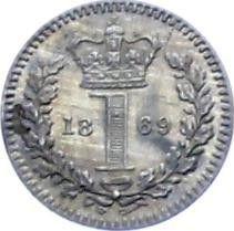 Obverse Penny 1869 "Type 1838-1887" - Silver Coin Value - United Kingdom, Victoria