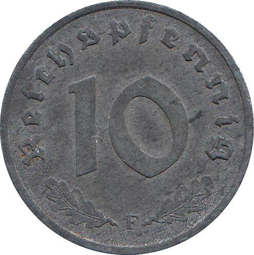 Avers 10 Reichspfennig 1944 F "Typ 1940-1945" - Münze Wert - Deutschland, Drittes Reich