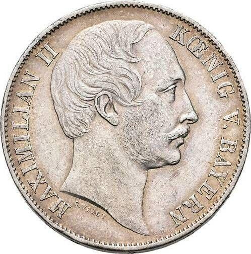 Avers Taler 1858 - Silbermünze Wert - Bayern, Maximilian II