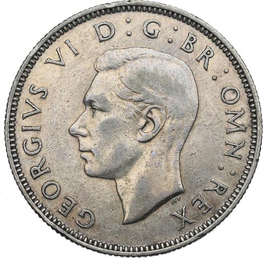 Awers monety - 1 floren 1940 HP - cena srebrnej monety - Wielka Brytania, Jerzy VI