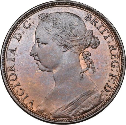 Awers monety - 1 pens 1890 - cena  monety - Wielka Brytania, Wiktoria