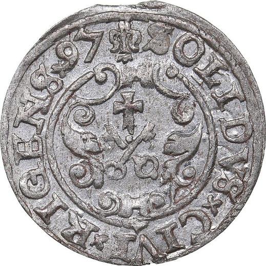 Reverse Schilling (Szelag) 1597 "Riga" - Silver Coin Value - Poland, Sigismund III Vasa