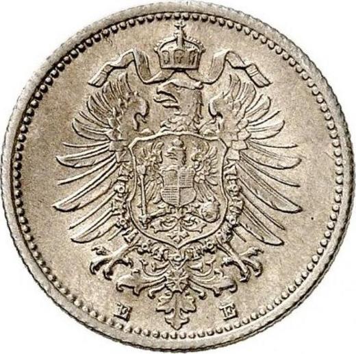 Reverso 20 Pfennige 1875 E "Tipo 1873-1877" - valor de la moneda de plata - Alemania, Imperio alemán
