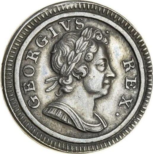 Awers monety - 1 farthing 1718 - cena srebrnej monety - Wielka Brytania, Jerzy I